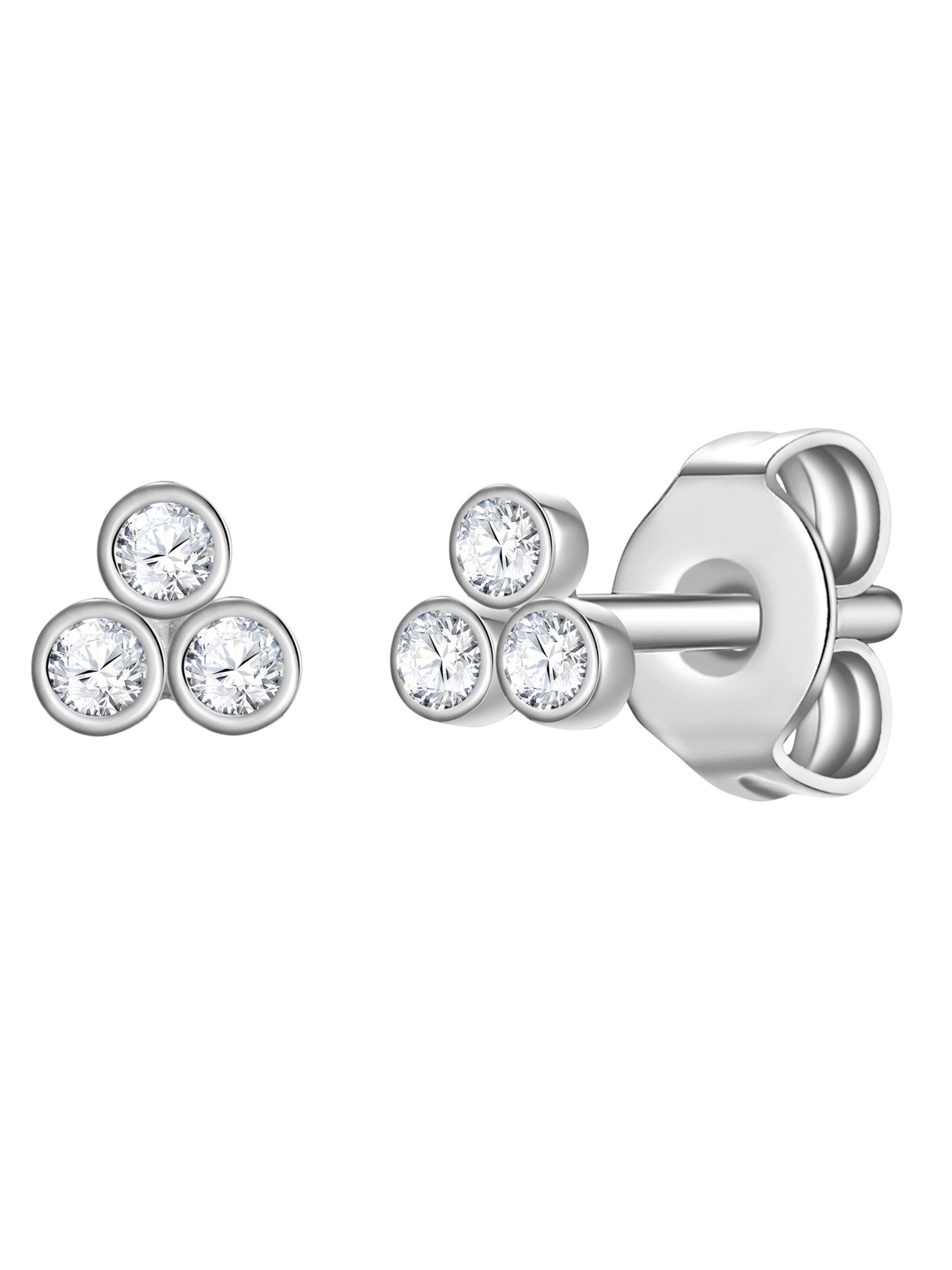 Eastside Oorbellen in Zilver: voorkant