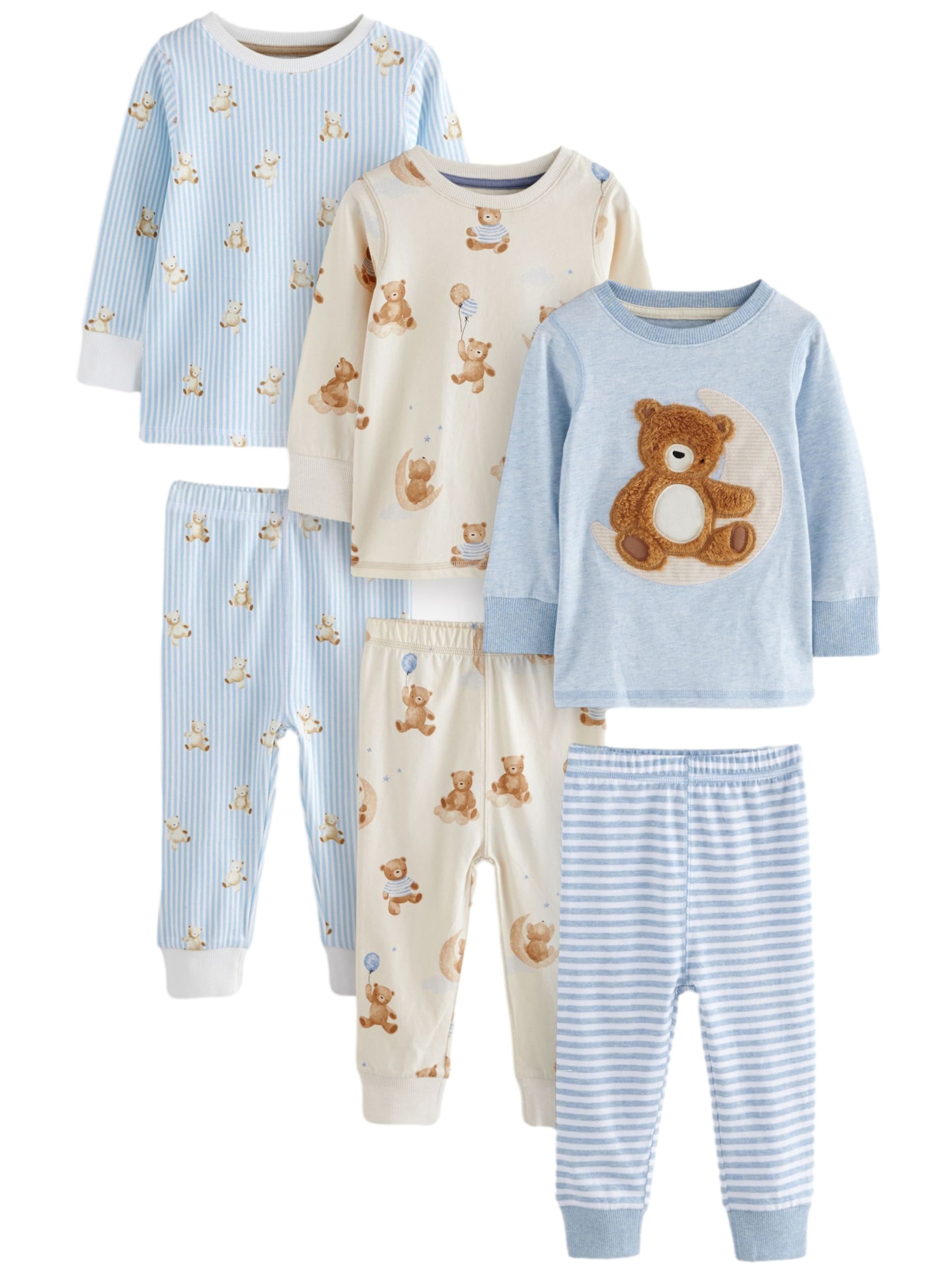 Next Комплект пижама в синьо: отпред