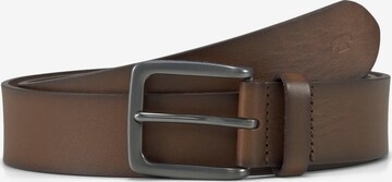 Ceinture 'Scott' TOM TAILOR en marron : devant