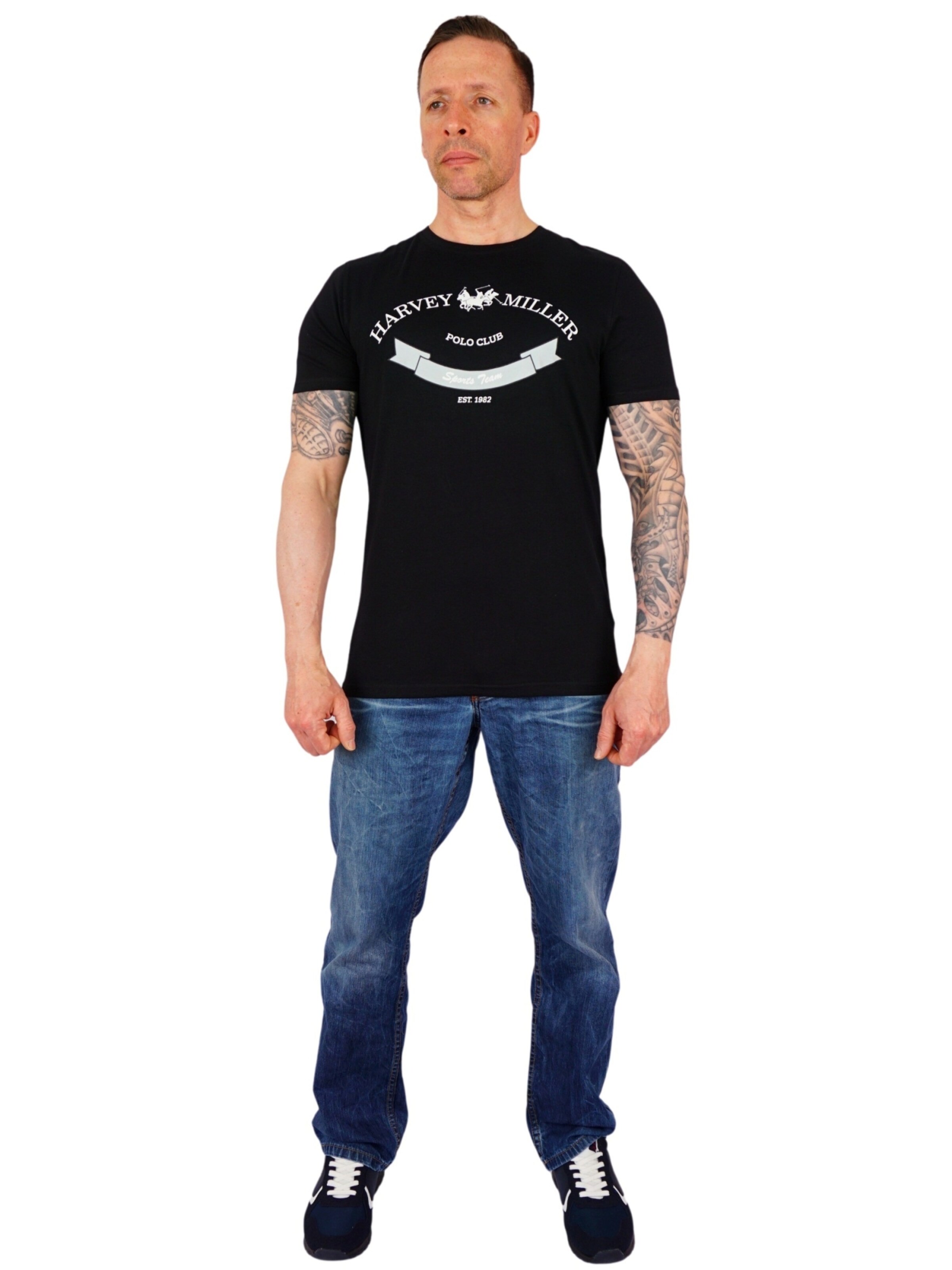 HARVEY MILLER Bluser & t-shirts i sort