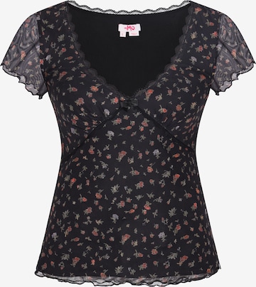 MYMO Shirt 'Young Fashion' in Zwart: voorkant