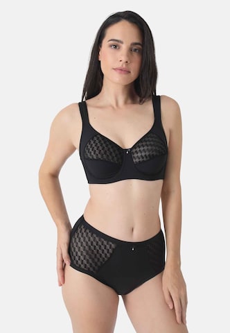 Slip 'Graphical Jacquard' sassa en noir : devant