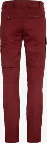 Fjällräven Regular Outdoor Pants 'Karla' in Red