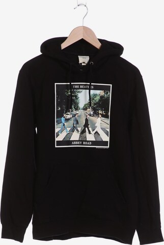 H&M Sweatshirt & Zip-Up Hoodie in S in Black: front