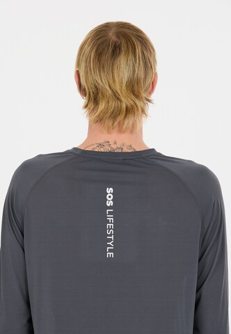 SOS Performance shirt 'Pillar' in Grey