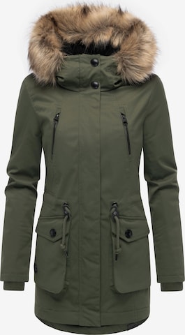 Ragwear Winter parka 'Ellsa Youmodo' in Green: front
