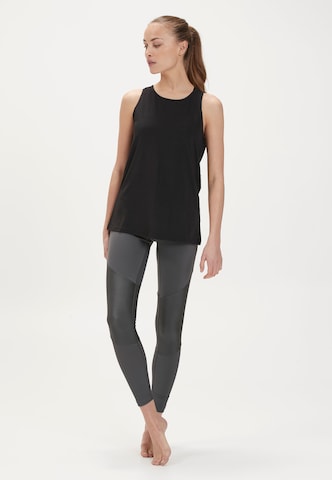 Sport top 'Mota' de la Athlecia pe negru