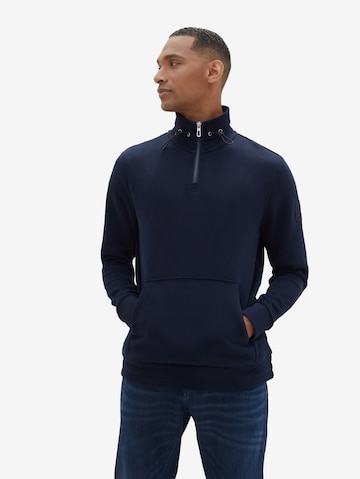 TOM TAILOR Sweatshirt i blå