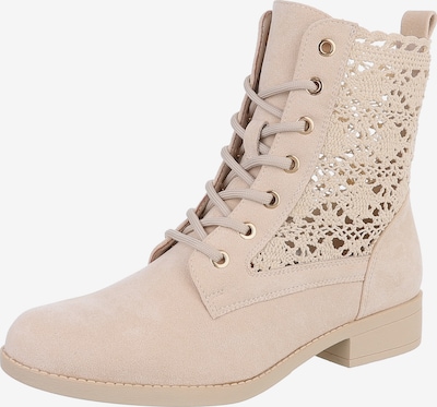 Ital-Design Stiefelette in 36 in beige, Produktansicht
