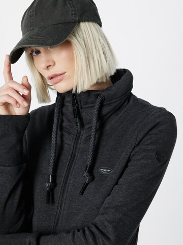 Ragwear Zip-Up Hoodie 'RYLIE' in Black