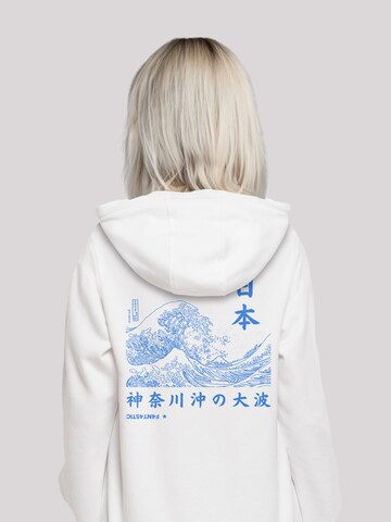 F4NT4STIC Sweatshirt 'Kanagawa Welle Japan' in Weiß