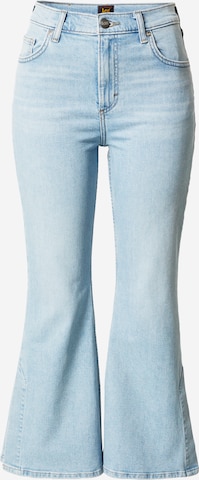 Lee Flared Jeans in Blauw: voorkant