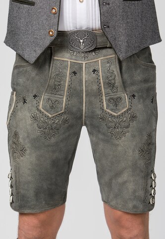 STOCKERPOINT Regular Klederdracht broek 'Artur' in Grijs: voorkant