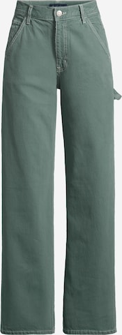 AÉROPOSTALE Wide leg Jeans in Green: front