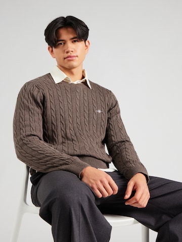 Pull-over GANT en beige : devant