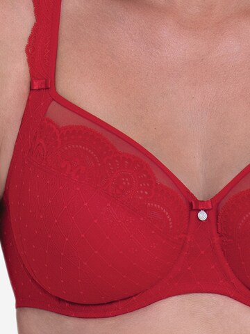 ROSA FAIA Classic Bra in Red