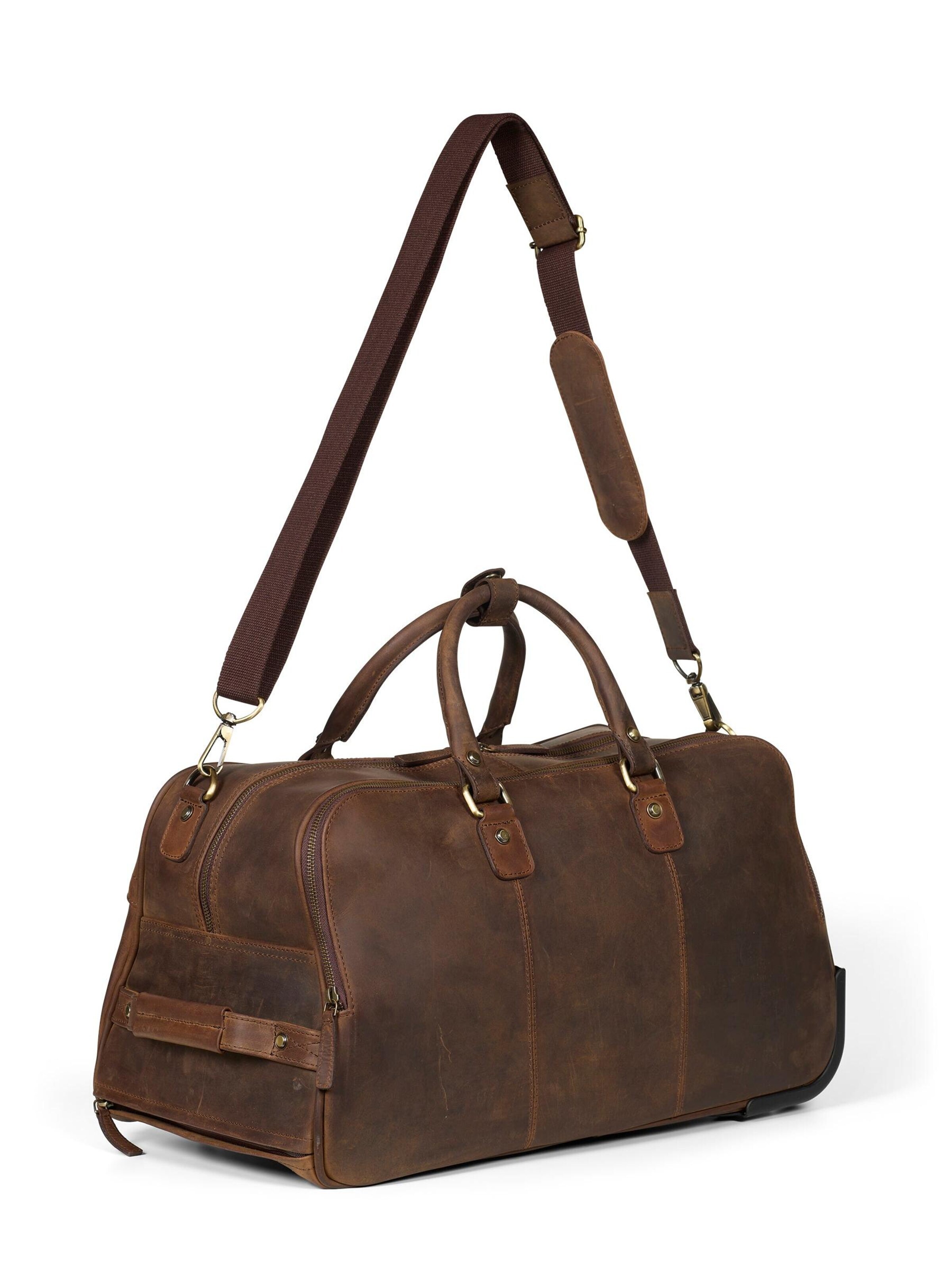 Valisette 'Duffel Trolley Bag Scott' Howard London en marron