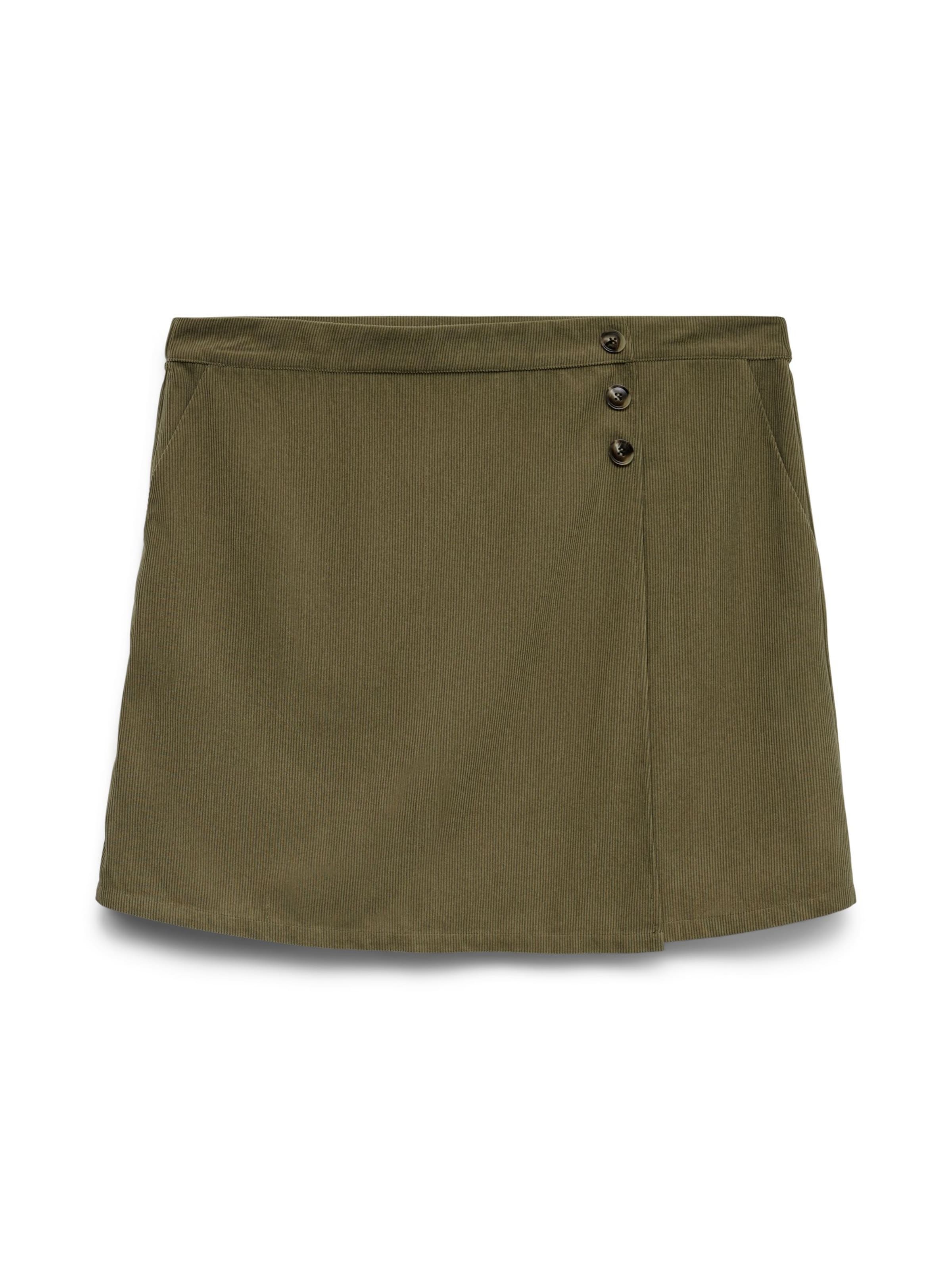 Vero Moda Curve - Falda en verde: frente