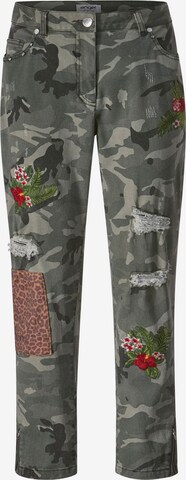 Angel of Style Regular Pants in Green: front