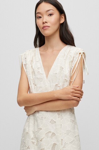 BOSS Kleid 'Dipata' in Weiß