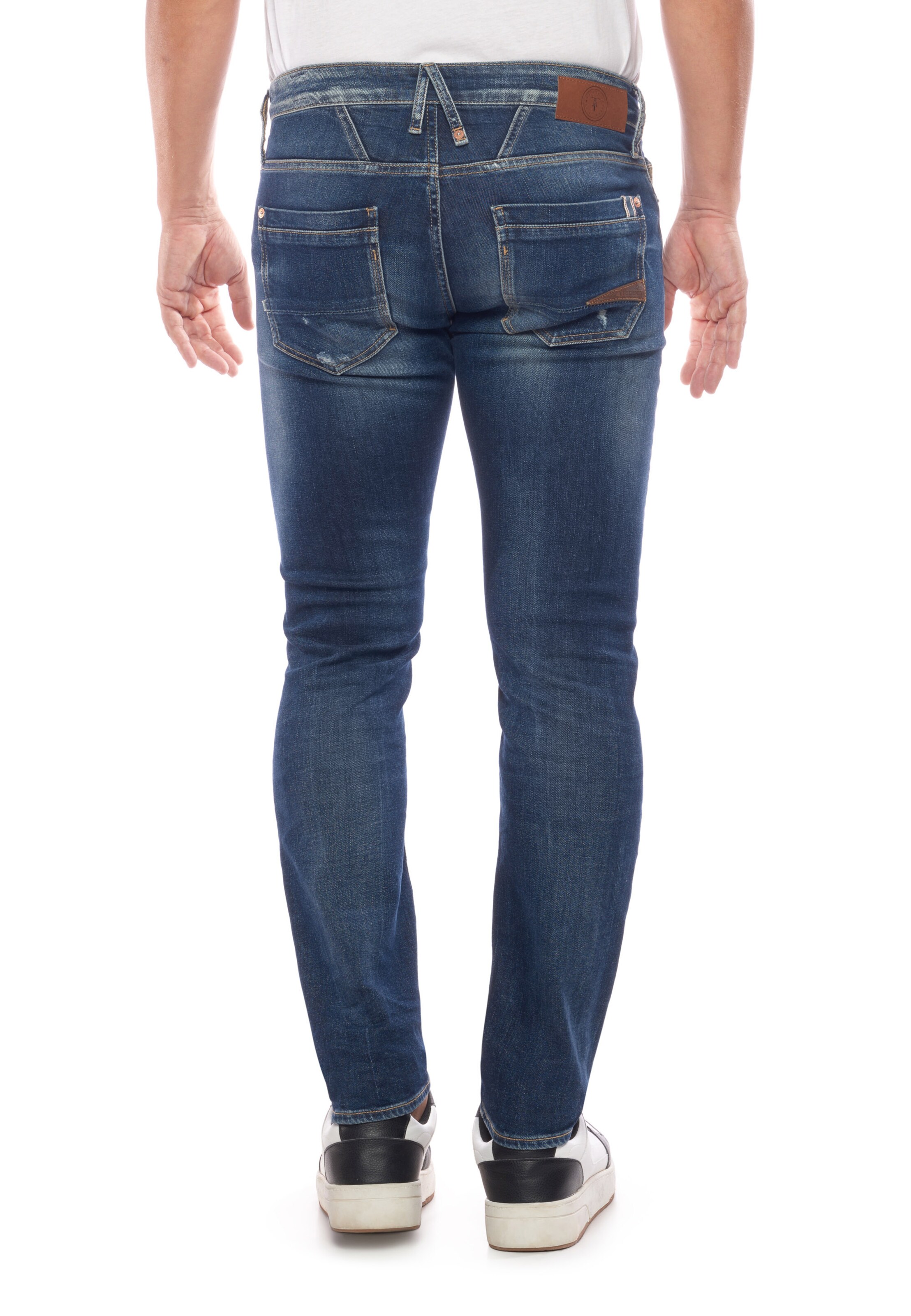 Le Temps Des Cerises Regular Jeans in Blauw