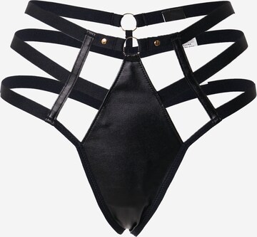 Hunkemöller String 'Shadow' in Schwarz: predná strana