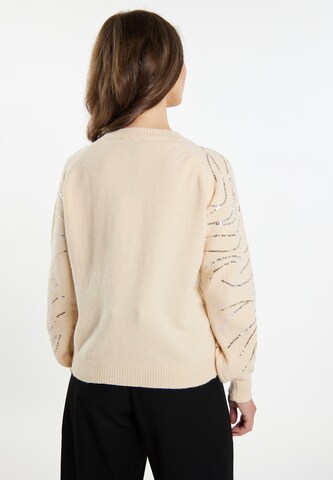 usha BLACK LABEL Pullover 'Nowles' in Beige