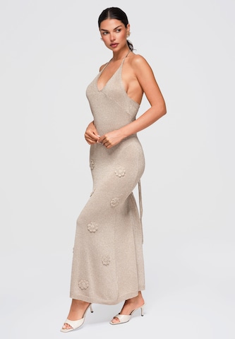 Ombre Avondjurk in Beige