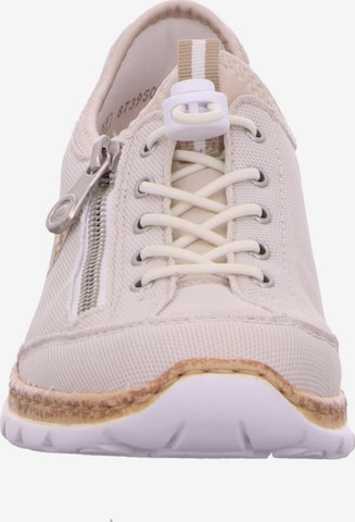 Rieker Sportieve veterschoen in Beige