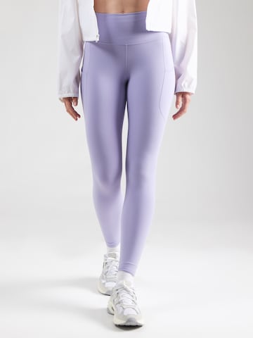 NIKE Skinny Fit Спортен панталон 'ONE' в лилав: отпред