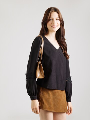 JDY Bluse in Schwarz: Vorderseite