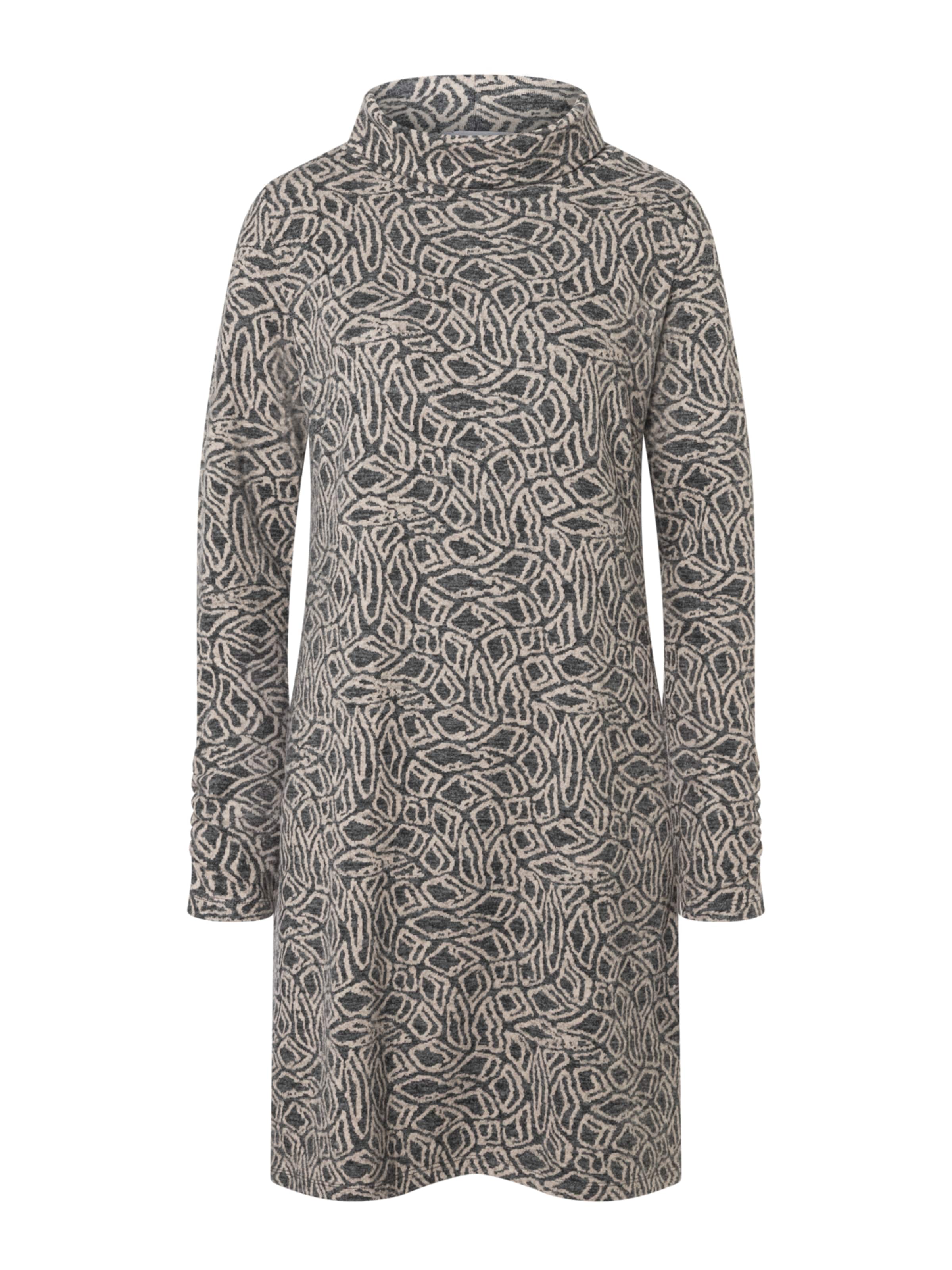 MORE & MORE Dress in Taupe / Dark grey, Item view