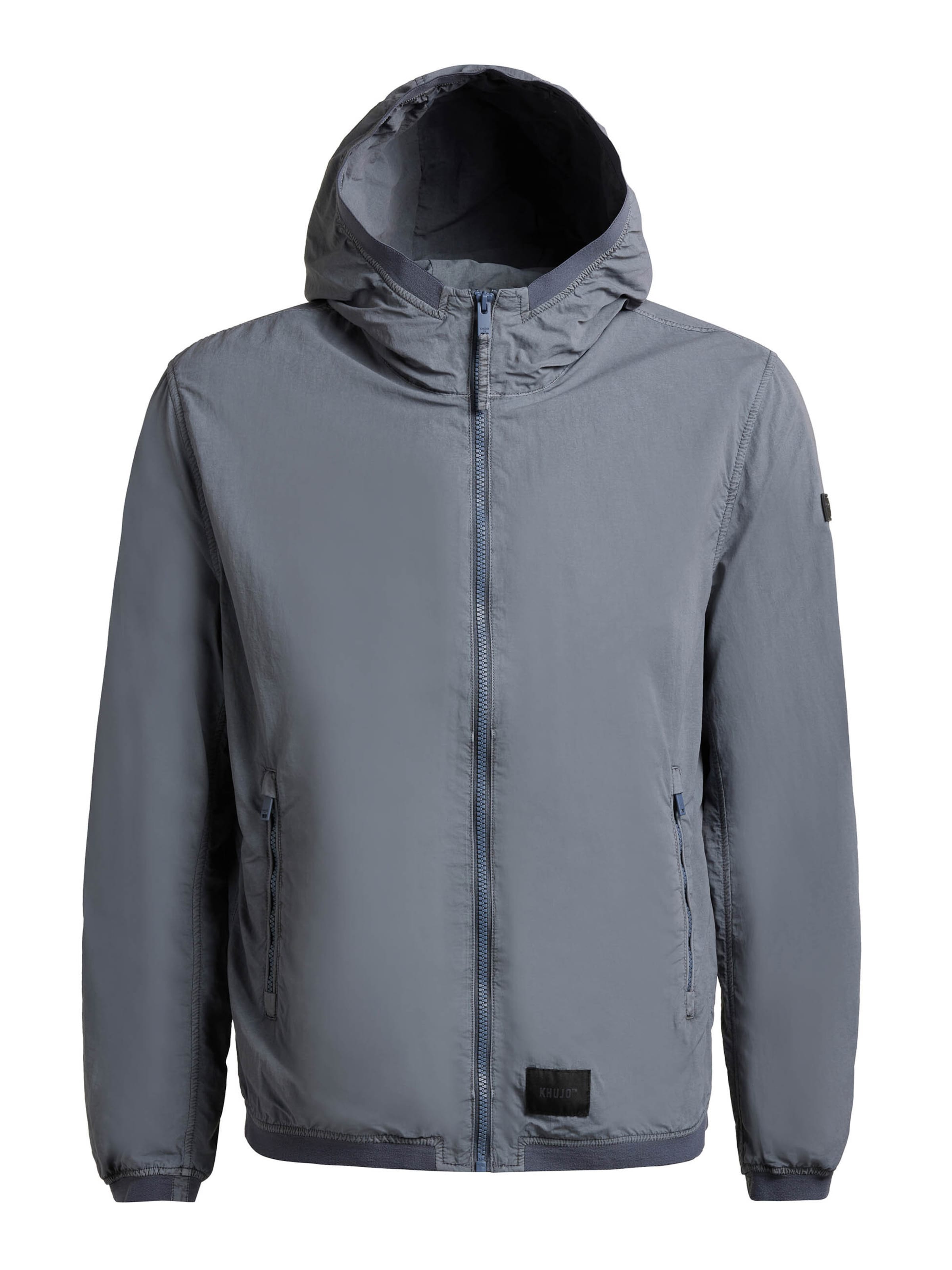 Veste mi-saison 'DERF' khujo en bleu : devant