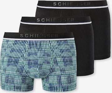 SCHIESSER Boxer shorts in Green: front