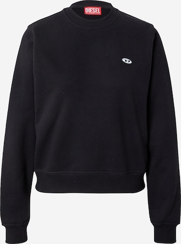 DIESEL Sweatshirt 'REGGY' in Black: front