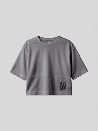 Tommy Life T-shirt oversize en L en anthracite, Vue avec produit