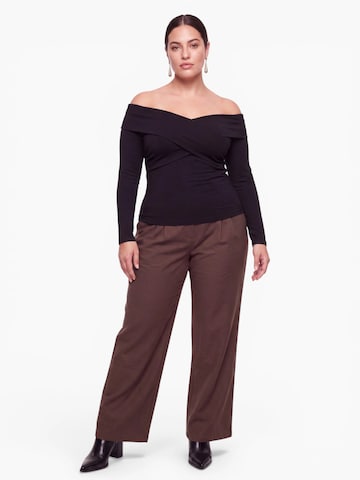CITA MAASS Wide Leg Bukser i brun