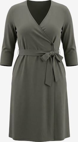Ulla Popken Dress in Green: front