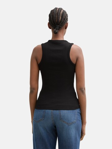 TOM TAILOR DENIM Top in Black