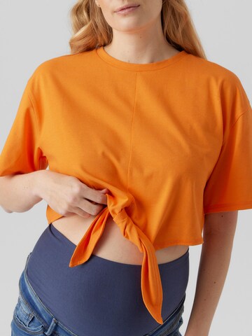 T-shirt 'Kay' MAMALICIOUS en orange