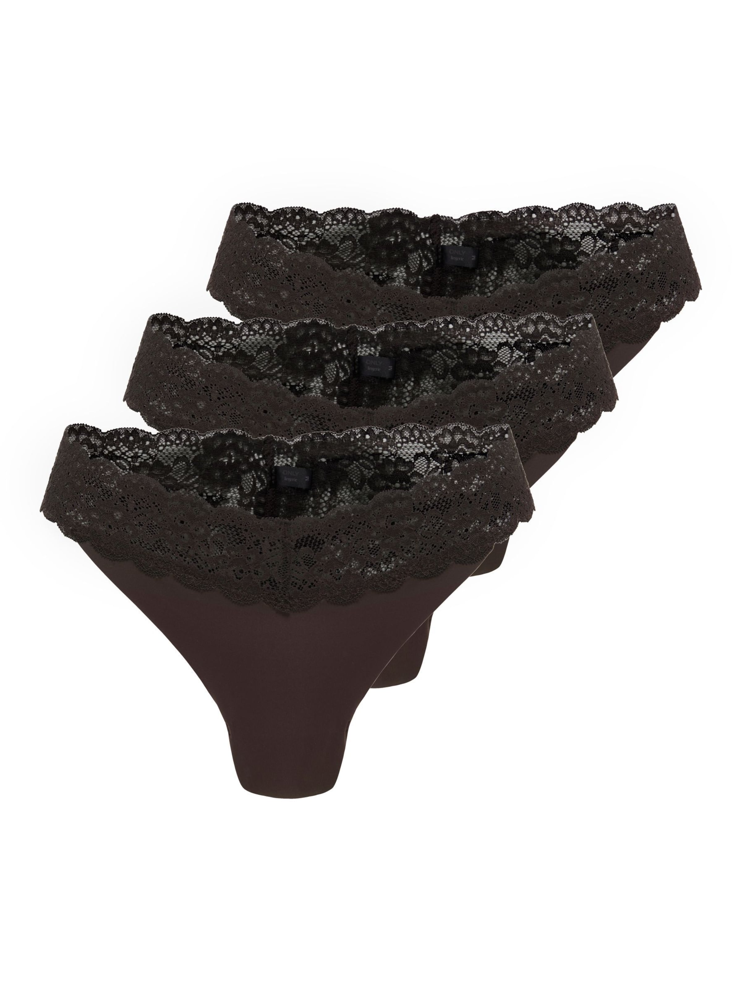 ONLY Thong 'CHLOE ' in Black: front