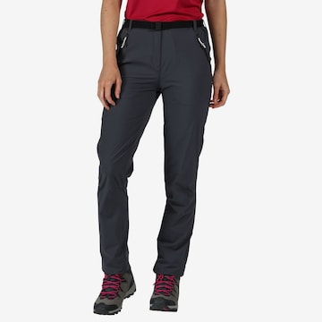 REGATTA Regular Outdoor Pants 'Xert III' in Grey: front