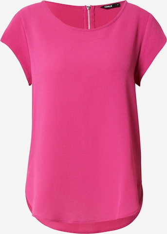 ONLY - Blusa 'VIC' en rosa: frente