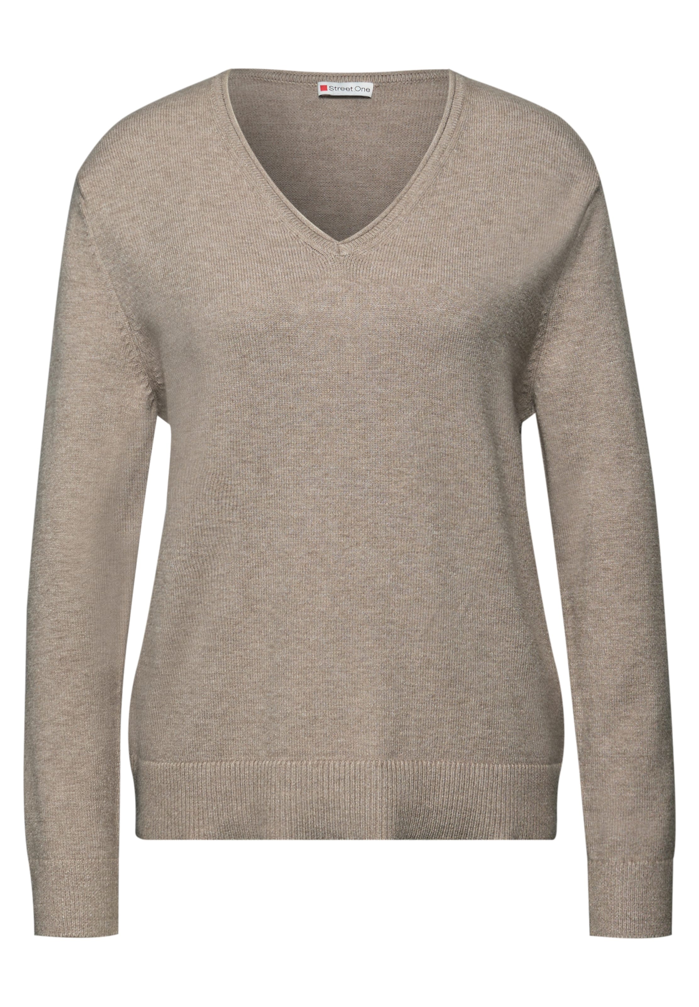 STREET ONE Pullover in Beige: Vorderseite
