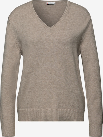 STREET ONE Pullover in Beige: Vorderseite