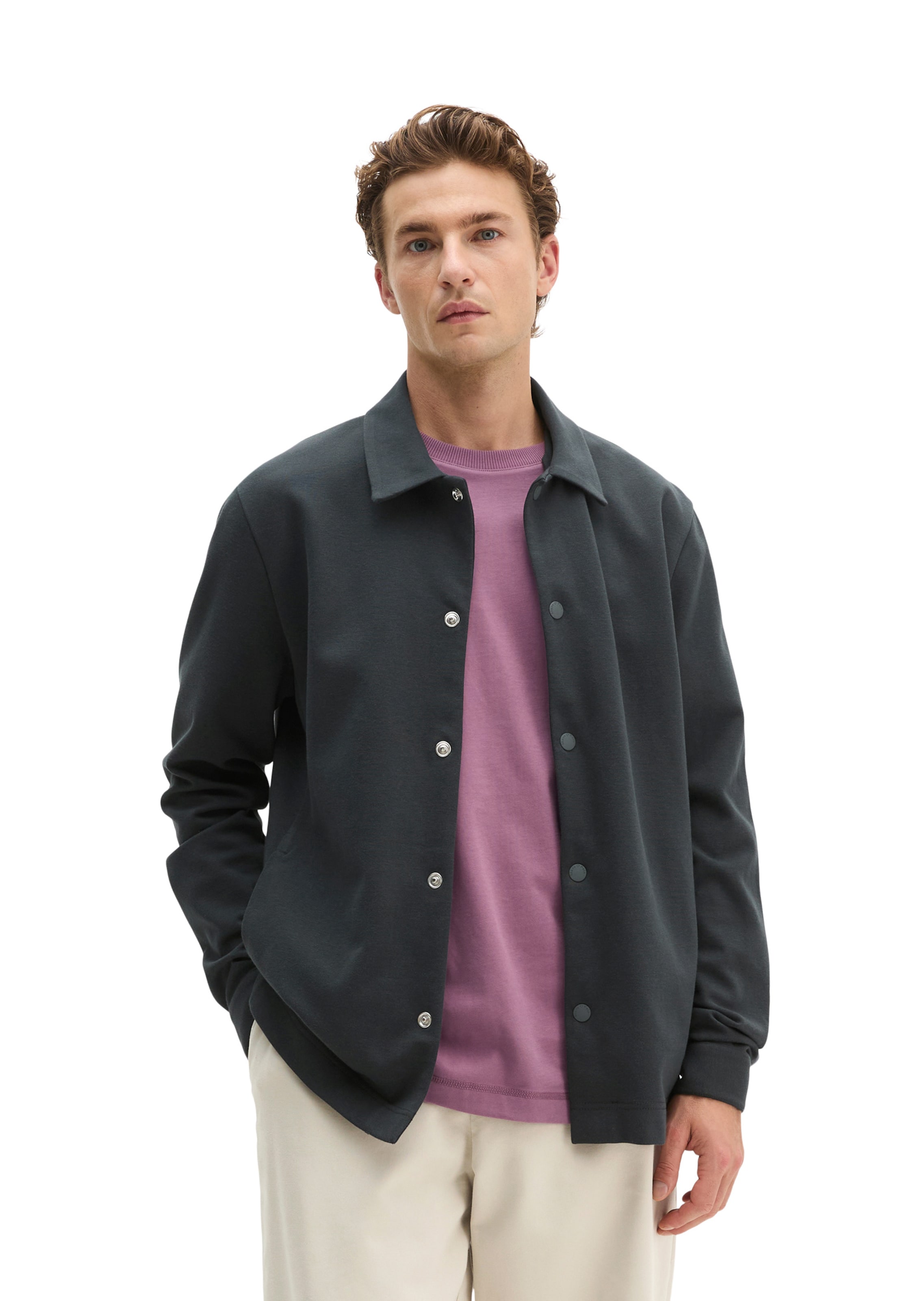 Marc O'Polo Sweatjacke in Blau: Vorderseite