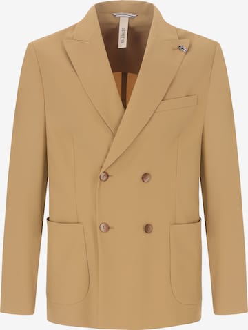 Distretto12 Slim Fit Sakko in Beige: Vorderseite