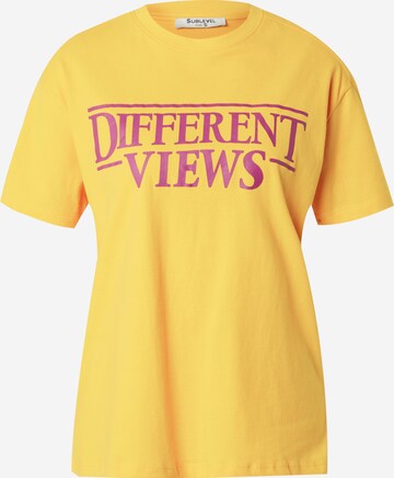 T-shirt Sublevel en orange : devant
