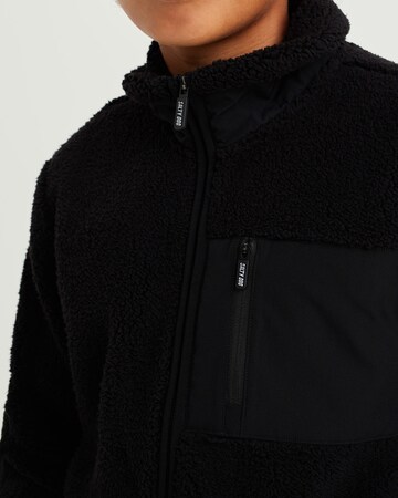 WE Fashion - Sudadera con cremallera en negro