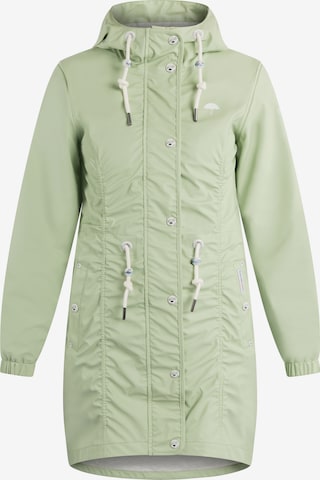 Manteau fonctionnel Schmuddelwedda en vert : devant